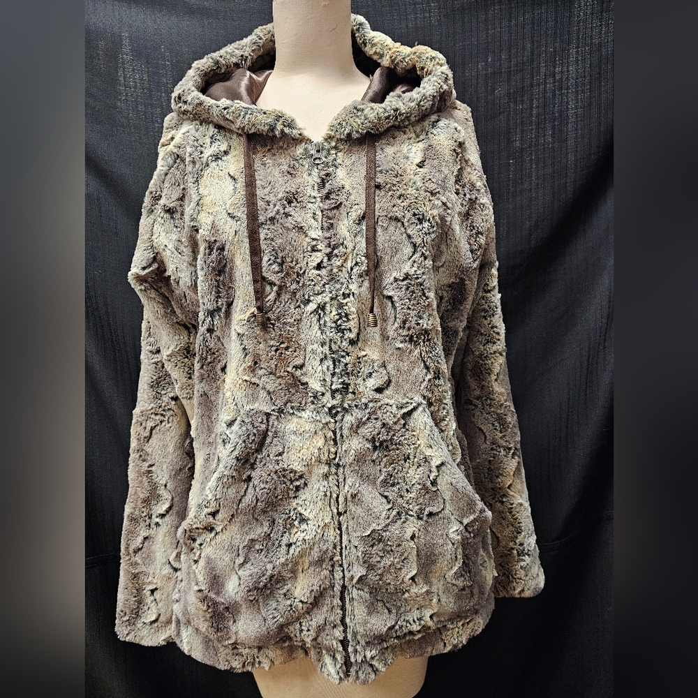 Skea Fur Hooded Jacket